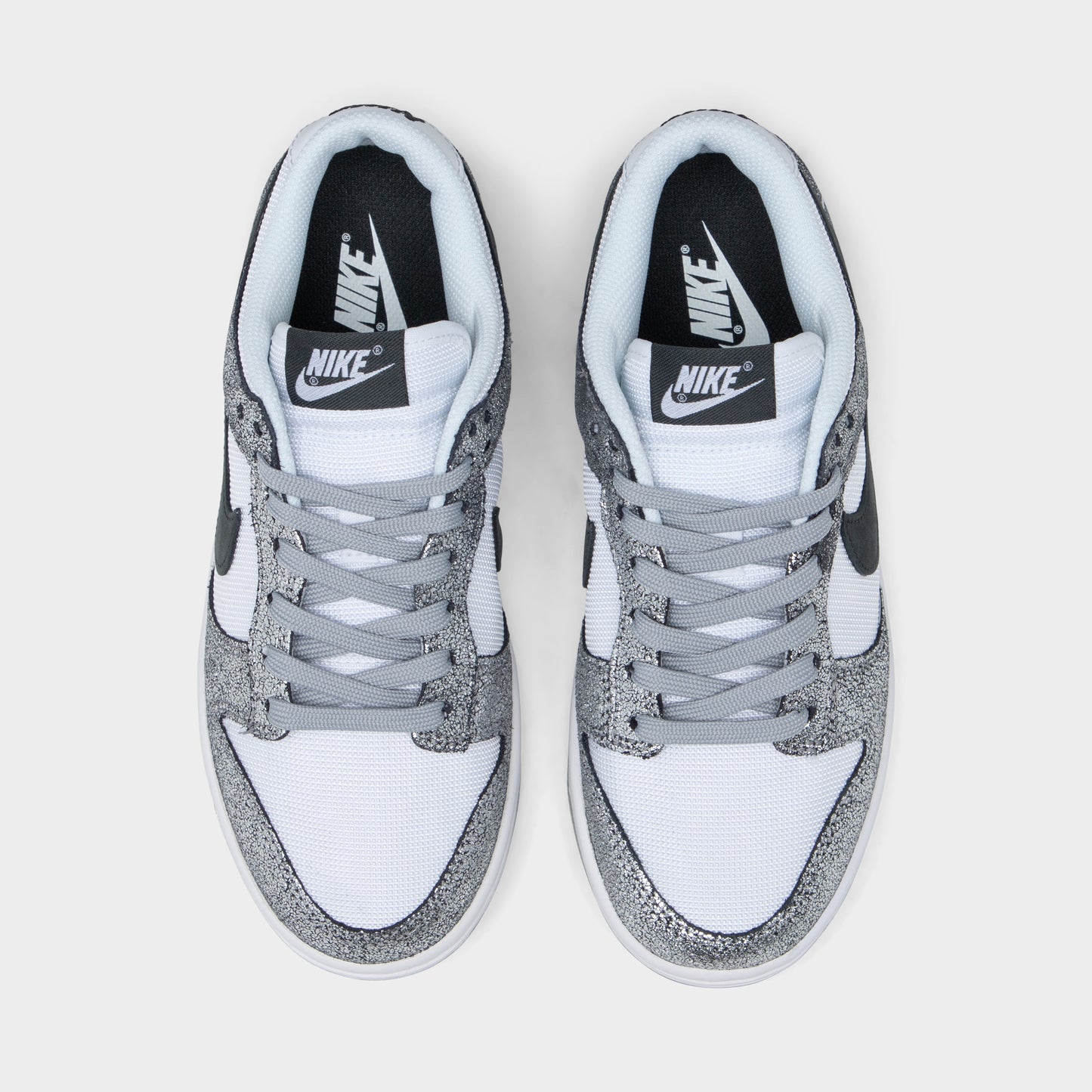 Nike Women's Dunk Low Metallic Silver / Off Noir - White
