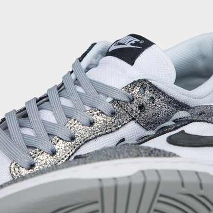 Nike Women's Dunk Low Metallic Silver / Off Noir - White