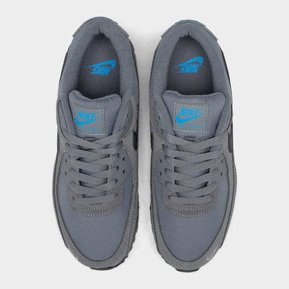 Nike Air Max 90 Smoke Grey / Light Photo Blue - Metallic Silver