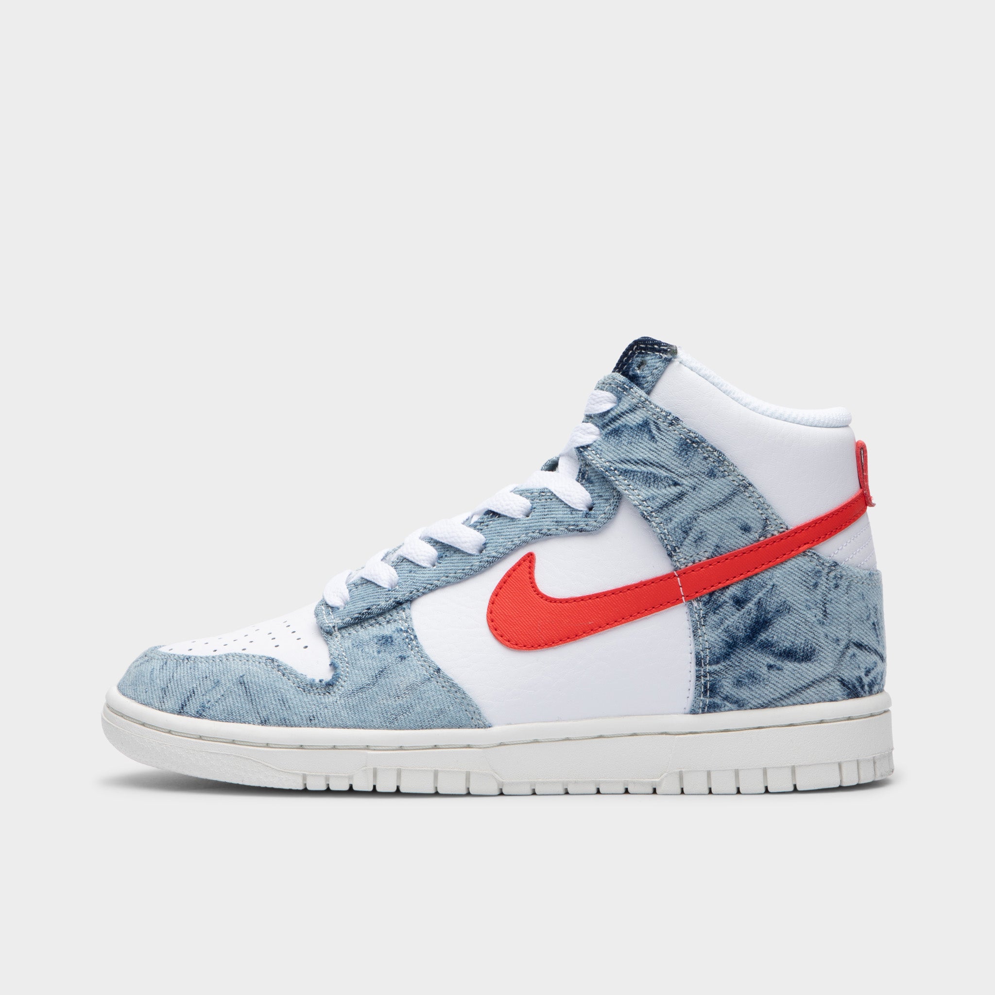 Nike Women's Dunk High Multi-colour / Habanero Red - White | JD