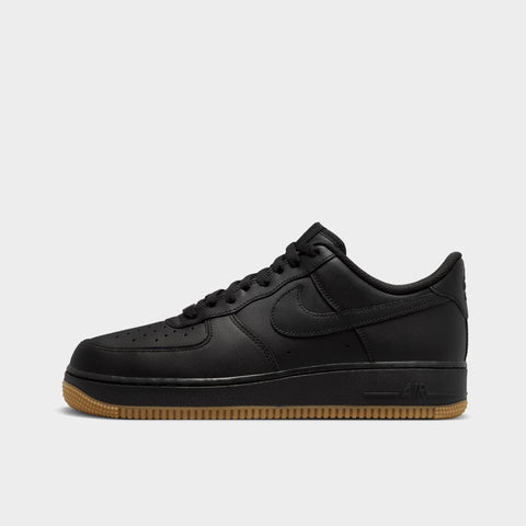 Nike Air Force 1 07 Black Black Gumlight Brown JD Sports