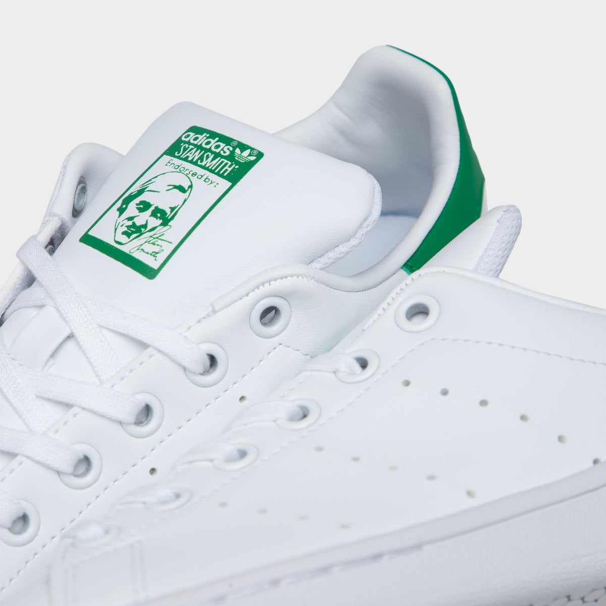 adidas Originals Enfants Primegreen Stan Smith Blanc nuage / Blanc nuage - Vert