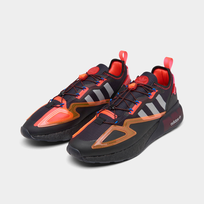 adidas Originals ZX 2K Boost Core Black / Silver Metallic - Solar Red | JD  Sports Canada