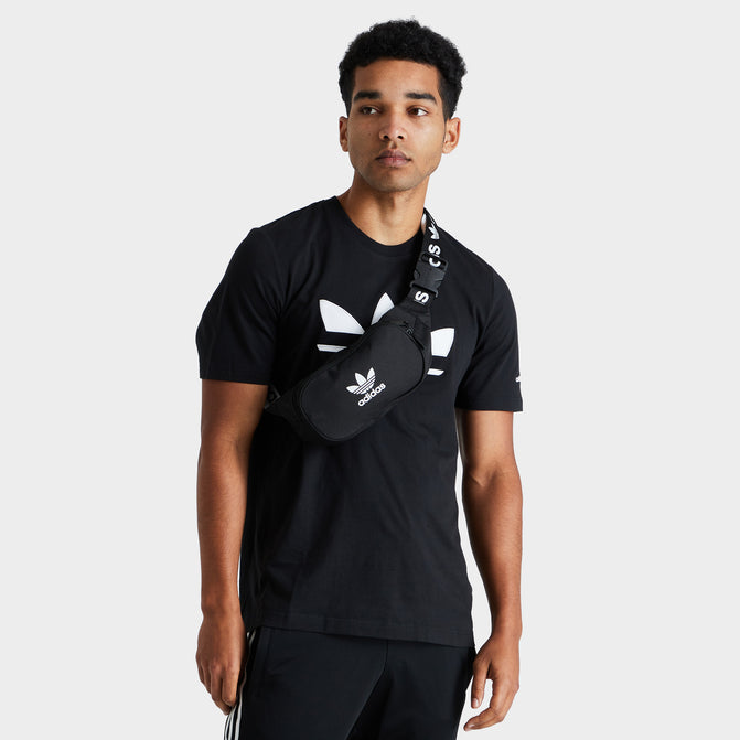 adidas Originals Adicolor Waist Bag Black White JD Sports