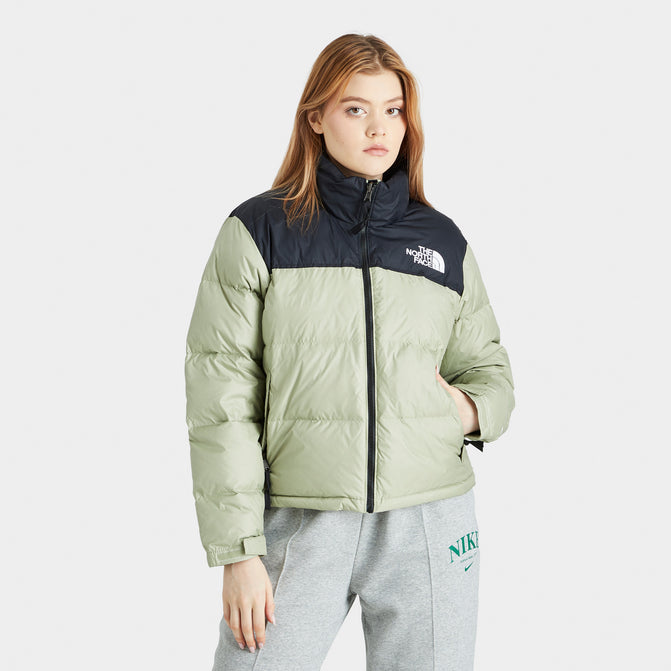 Green north face nuptse clearance