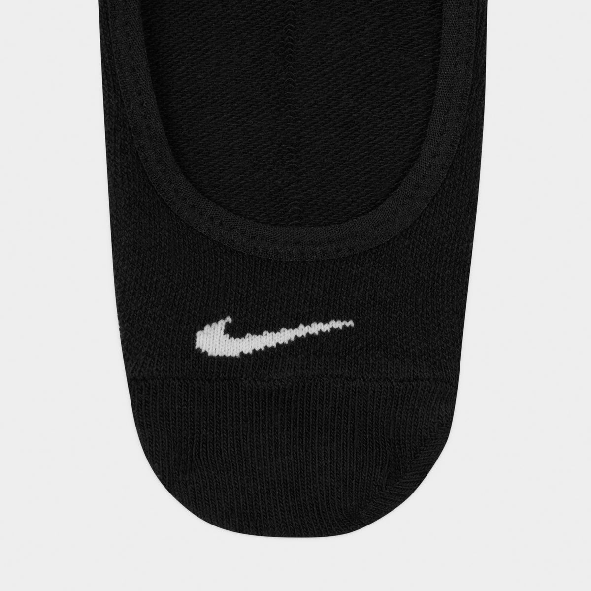 Nike Women's Everyday Lightweight No Show Socks (3 Pack) Black / White