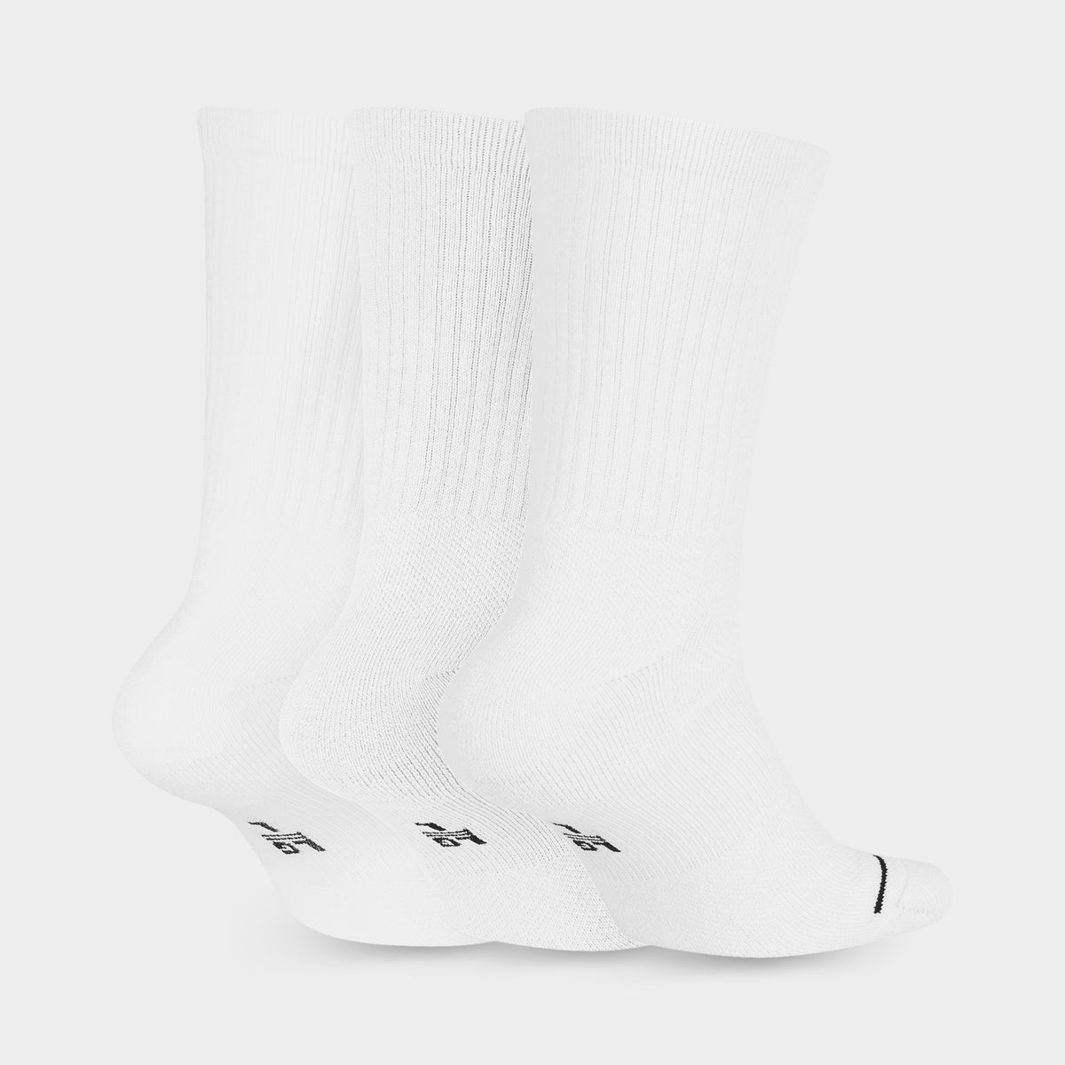 Jordan Everyday Max Chaussettes Courtes (Paquet de 3) Blanc / Blanc - Noir