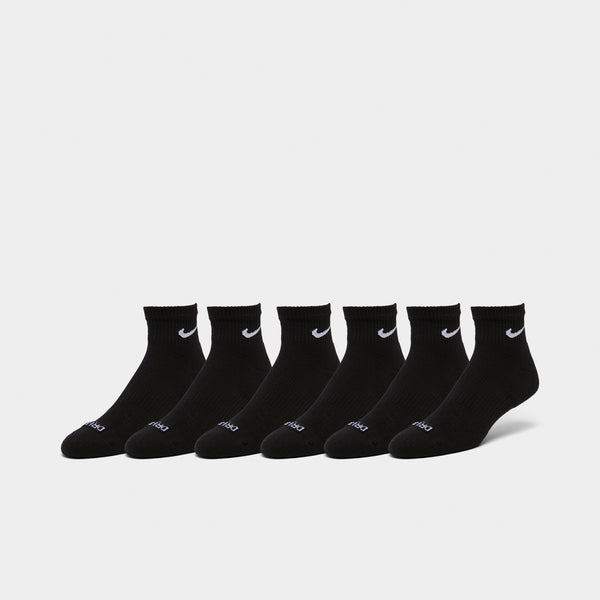 Nike Everyday Plus Cushioned Training Ankle Socks 6 Pack Black