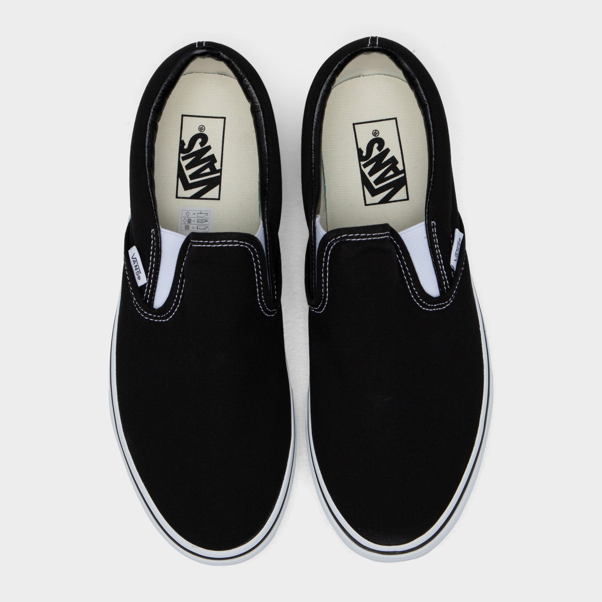 国内配送 VANS CLASSIC SLIP-ON BLACK /BLACK Vans Classic Slip-On / Black – JD Sports