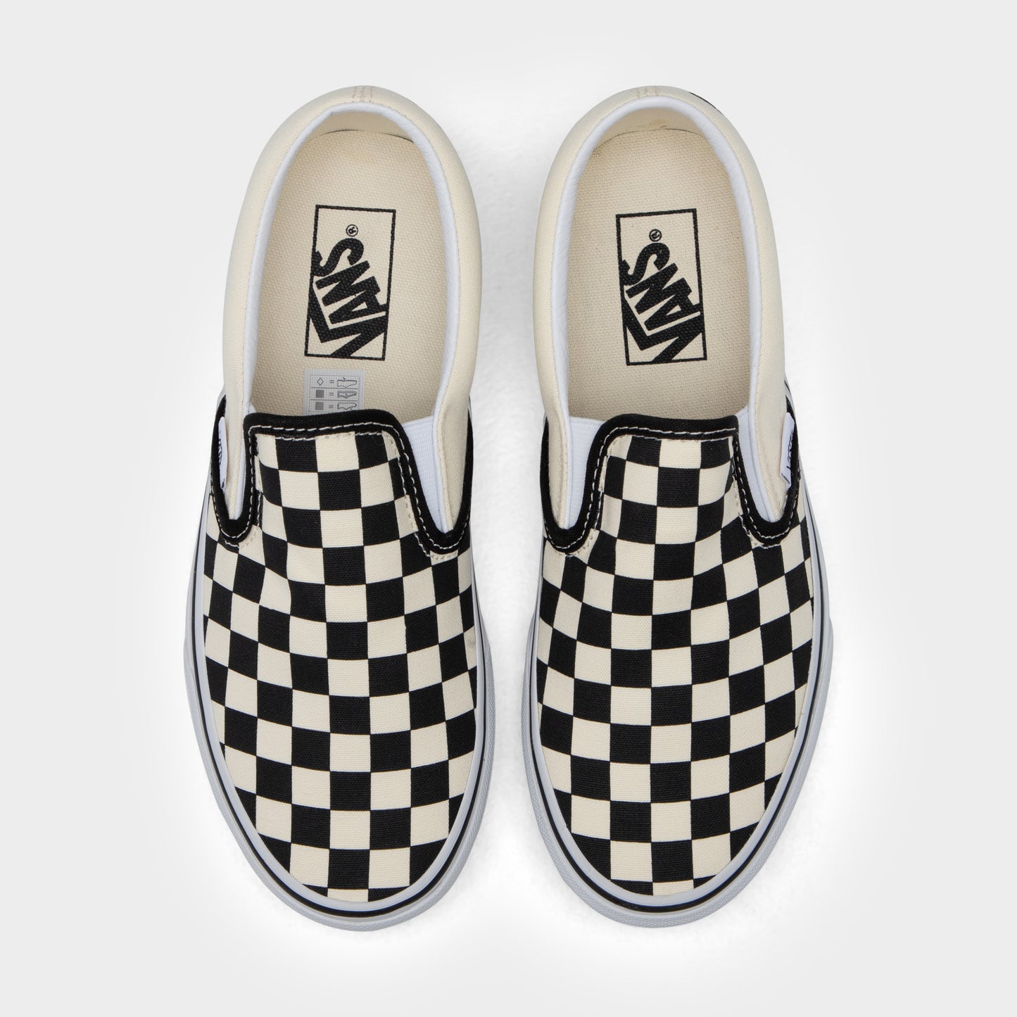 Vans Classic Slip-On Checkerboard Black / White