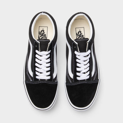 Vans Old Skool Stackform Suede / Canvas Noir - Blanc véritable